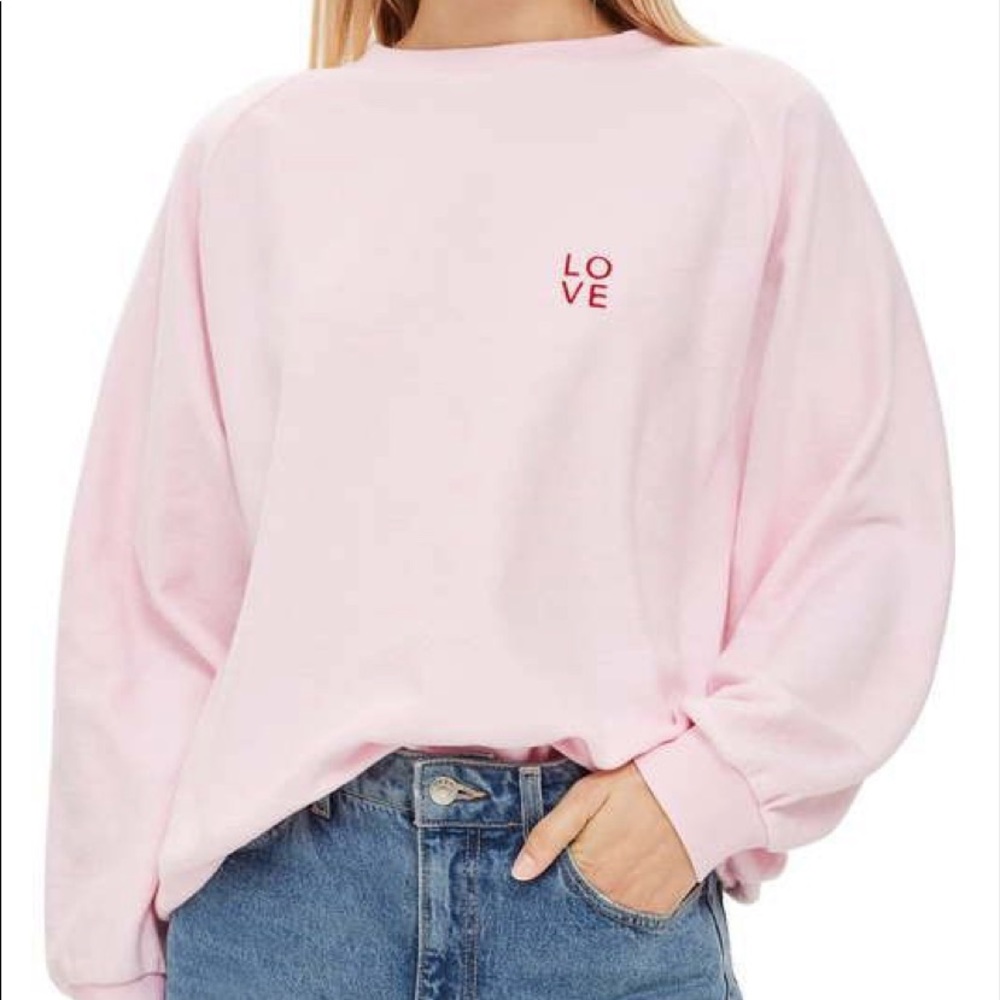 Pink Topshop Sweater